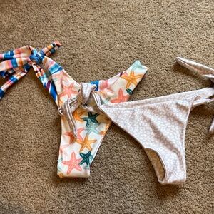 Colorful bottoms ( all 3 ) by Cheeky Swim wear